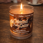 Caramel I'm a Latte Candle