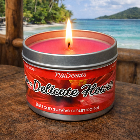 I'm a Delicate Flower Candle
