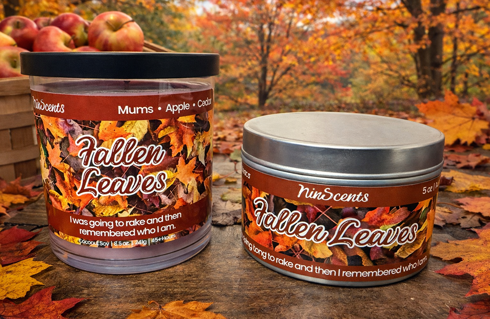 Fallen Leaves Candle