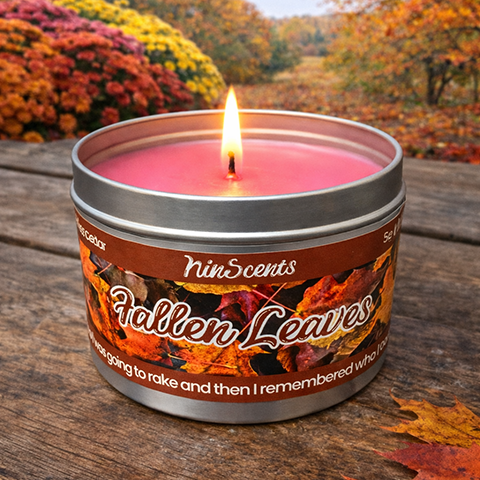 Fallen Leaves Candle