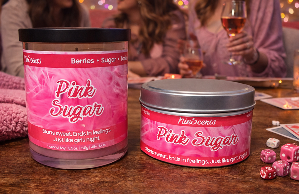 Pink Sugar Candle