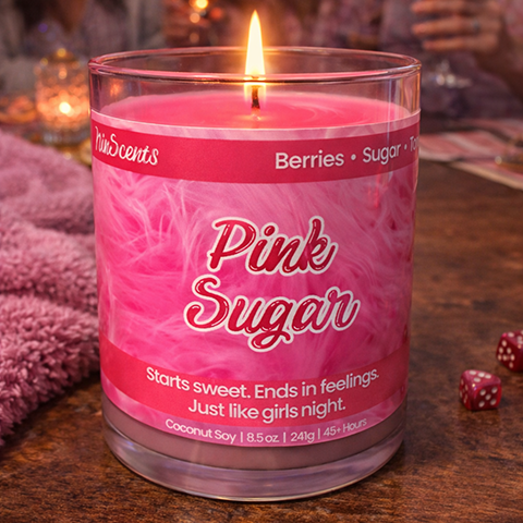 Pink Sugar Candle