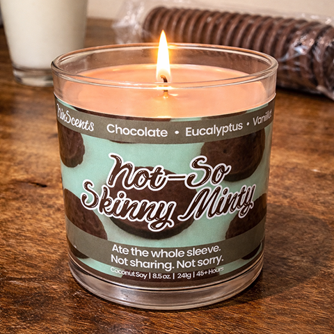 Not-So-Skinny Minty Candle
