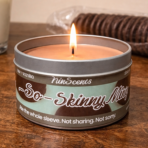 Not-So-Skinny Minty Candle